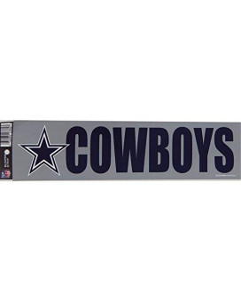 Nfl Dallas Cowboys Decal Bumper Sticker, Team Color, One Size