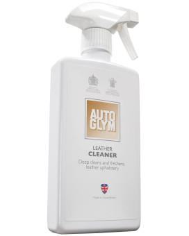 Autoglym Leather Cleaner,A 500Ml - Car Leather Cleaner Deep Cleans And Freshens Automotive Leather Upholstery
