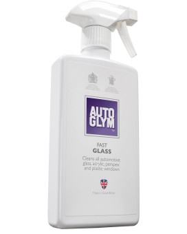 Autoglym Fast Glass, 500Ml - Car Window Cleaner For Windscreen, Windshield, Window Cleaning, Mirrors And More