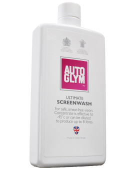 Autoglym Ultimate Screenwash, 500Ml, Concentrated Screenwash, Works In Winter Weather Up To -45A, Can Be Diluted To Suit All Seasons