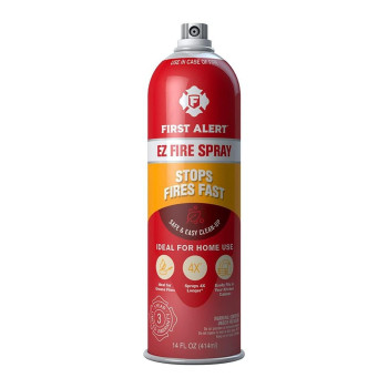 First Alert EZ Fire Spray, Extinguishing Aerosol Spray, AF400