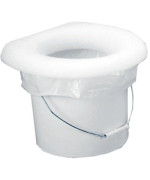 EZGO Throne Portable Toilet Seat w/Liner
