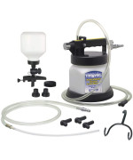 Mityvac MV6835 Premium Pneumatic Air Operated Brake and Clutch Bleeding Kit, Variable Control Thumb Throttle, Quick Connect Coupler, 1.9 Quart Reservoir