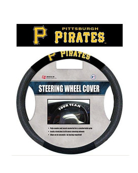 Mlb Pittsburgh Pirates Poly-Suede Steering Wheel Cover