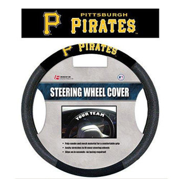 Mlb Pittsburgh Pirates Poly-Suede Steering Wheel Cover