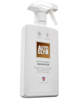 Autoglym Active Insect Remover,A500Ml - Bug Remover For Cars, Quick And Effective Car Care Solution Dissolves Insect Remains From Vehicle Paint, Plastics And Glass