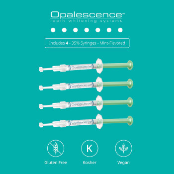 Opalescence at Home Teeth Whitening - Teeth Whitening Gel Syringes - 4 Pack of 35% Syringes - Mint