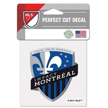 Mls Impact Montreal 4X4 Perfect Cut Color Decal One Size Team Color