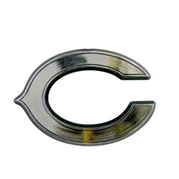 Team Promark Nfl Chicago Bears Chrome Automobile Emblem, 4 X 3