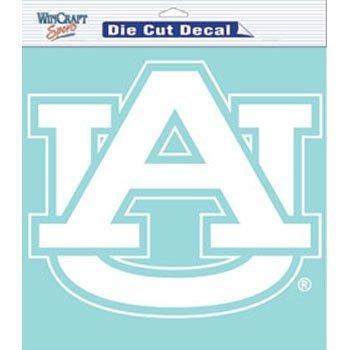 Wincraft Auburn Tigers Decal 8X8 Die Cut White