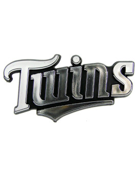 Mlb - Minnesota Twins Molded Chrome Emblem