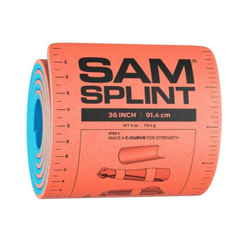SAM Rolled Splint 36", Orange/Blue