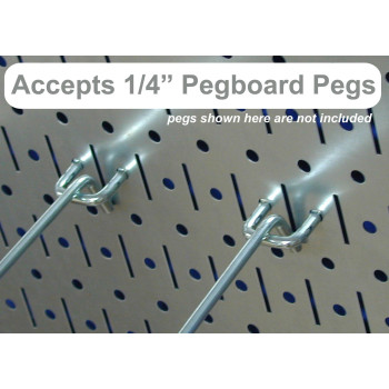 Wall Control 30-P-3232B Black Metal Pegboard Pack - (2) 32" Tall x 16" Wide Black Pegboards