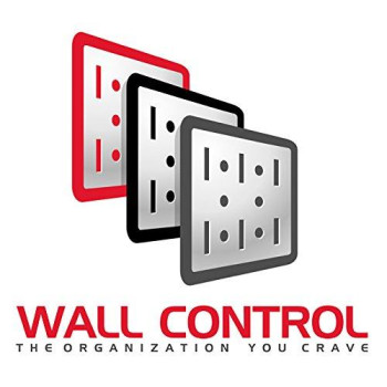 Wall Control 30-P-3232B Black Metal Pegboard Pack - (2) 32" Tall x 16" Wide Black Pegboards