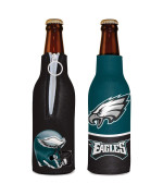 Wincraft Nfl Philadelphia Eagles Bottle Cooler Team Colors One Size