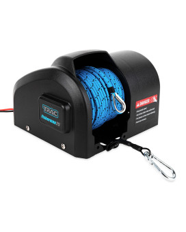 Trac Outdoors Fisherman 25-G3 Electric Anchor Winch - Anchors Up to 25 lb. - Includes 100-feet of Pre-Wound Anchor Rope with Use (69002)