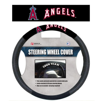 Mlb Anaheim Angels Poly-Suede Steering Wheel Cover