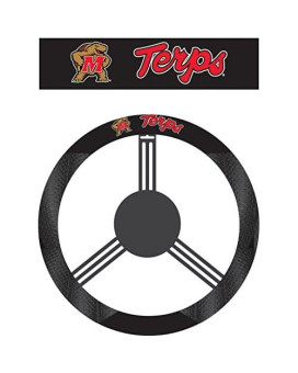 Ncaa Maryland Terps Poly-Suede Steering Wheel Cover, Maryland Terrapins