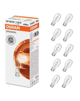 Osram 921 Fixture With 921 Glass Clamp Base Of Type W16W, 921, 12V, 10 Blubs
