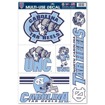 Wincraft Ncaa North Carolina Tar Heels 11X17 Multi Use Decal Team Colors One Size