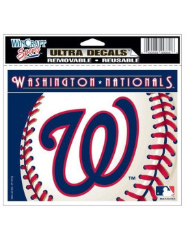 Wincraft Mlb Washington Nationals 14423071 Multi-Use Colored Decal 5 X 6