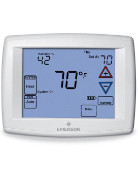 Emerson 1F95-1291 7-Day Touchscreen Thermostat with Humidity Control