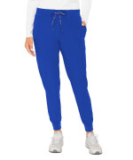 Med Couture Womens Peaches Collection Seamed Jogger Scrub Pant, Royal, X-Large Petite