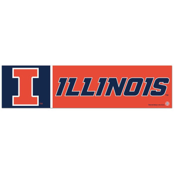 Illinois Fighting Illini Bumper Sticker