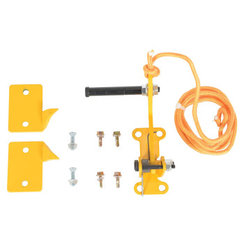 Vestil DR-LOCK Automatic Overhead Door Lock with Painted Finish, Heavy Duty Welded Steel, Yellow