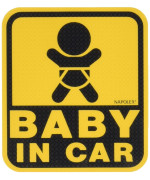 Safety Sign Baby In Car Window Sticker In The Pasting Special Sucker Sf-19