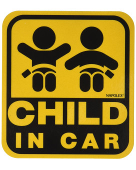 Safety Sign Child In Car Magnet Sticker Outside The Bonded Magnet Sf-33