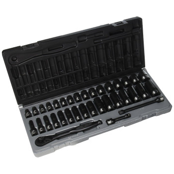 Grey Pneumatic (81635MRD) 3/8" Drive 35-Piece 6-Point Metric Standard and Deep Duo-Socket Set