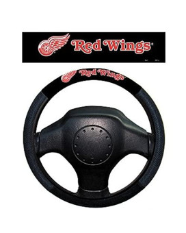 Nhl Detroit Red Wings Poly-Suede Steering Wheel Cover