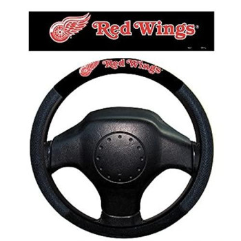 Nhl Detroit Red Wings Poly-Suede Steering Wheel Cover