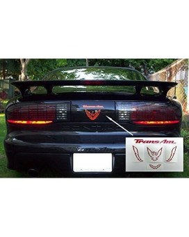 Trans Am Rear Panel Overlay Decal - 93-02 Trans Am - (Color: Gloss Red)