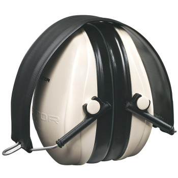 3M Ear Muff, 21Db, Folding, Black/White