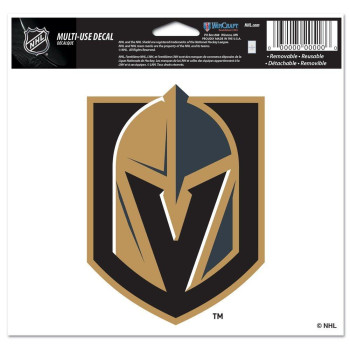 Wincraft Nhl Vegas Golden Knights 5X6 Multi Use Color Decal One Size Team Color