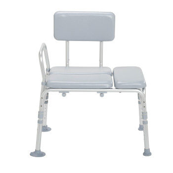 Drive Medical 12005KD-1 Padded Shower Seat Chair, Gray