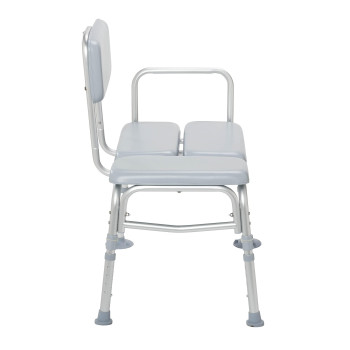 Drive Medical 12005KD-1 Padded Shower Seat Chair, Gray