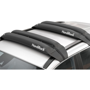 Handiworld Hrack Handirack Universal Car Roof Rack Quick Fit Heavy-Duty Roof Bars (Black)