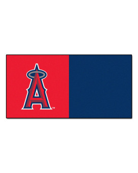 Fanmats Logo Carpet Tiles - Los Angeles Angels