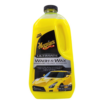 Meguiars Ultimate Wash And Wax, Car Wash And Car Wax Cleans And Shines In One Step - 48 Oz Container