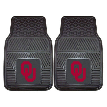 Fanmats University Of Oklahoma 2-Pc Vinyl Car Mat Set17X27