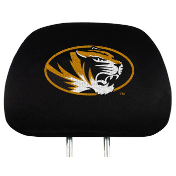 University of Missouri Head Rest Cover Set