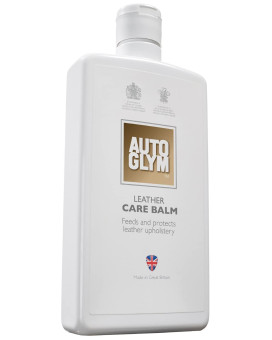 Autoglym Leather Care Balm, 500Ml - Feeds And Protects Car Leather Upholstery And Motorcycle Leather