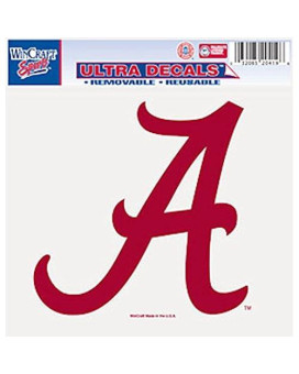 Wincraft Ncaa University Of Alabama 21777081 Multi-Use Colored Decal, 5 X 6