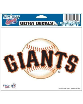 Wincraft Mlb San Francisco Giants Multi-Use Colored Decal, 5 X 6