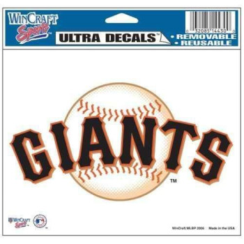 Wincraft Mlb San Francisco Giants Multi-Use Colored Decal, 5 X 6