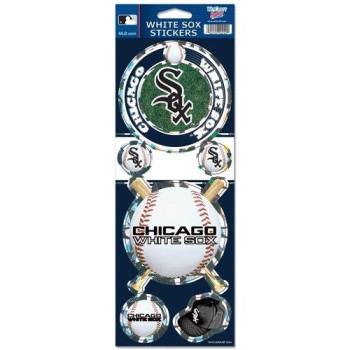 Wincraft Mlb Chicago White Sox Prismatic Stickers Team Color One Size