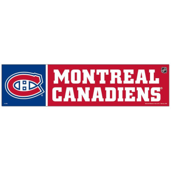 Wincraft Nhl Montreal Canadiens Wcr13338813 Bumper Strip 3 X 12